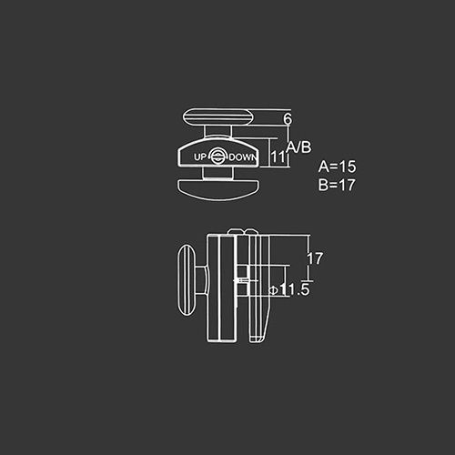 Horní pojezdové kolečko M01horn 