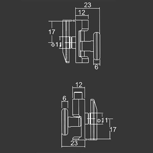 Horní pojezdové kolečko M02horn 