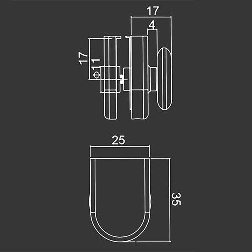 Horní pojezdové kolečko M08horn 
