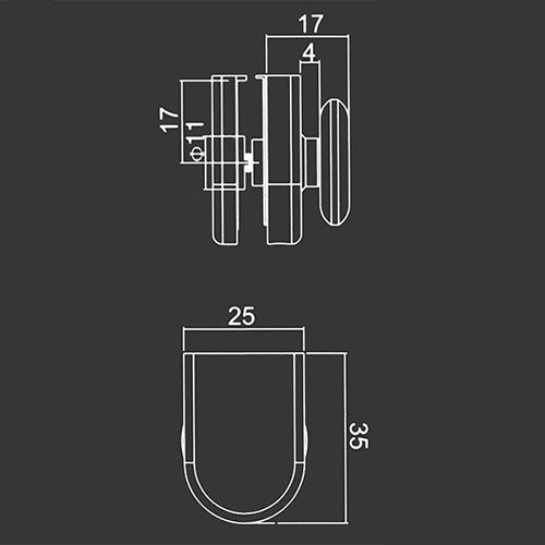 Spodní pojezdové kolečko M08spod 
