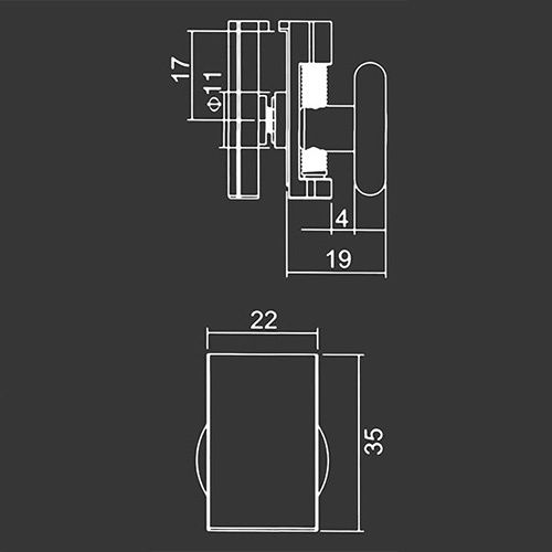 Horní pojezdové kolečko M13horn 