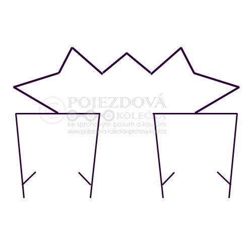 Těsnění do sprchových koutů 8025 